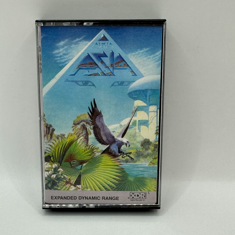 Asia Alpha Cassette Tape Geffen Records 1983 Classic Rock Album Analog Format